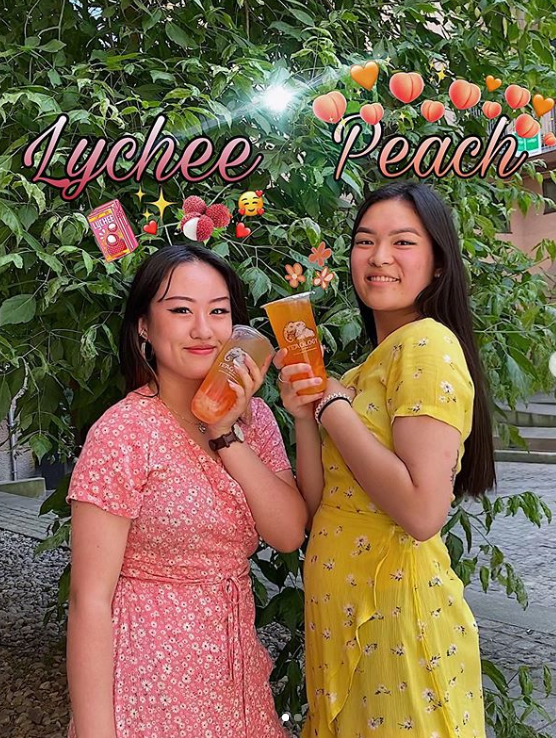 Lychee and Peach Iced Tea - two among 24 summer drinks