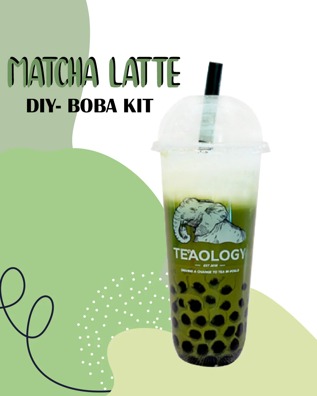 TeaOlogy - DIY Matcha boba kit at home