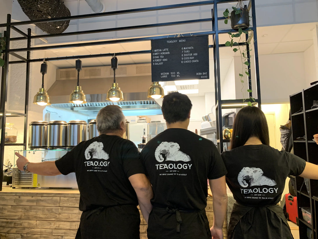 Our boba crew of TeaOlogy